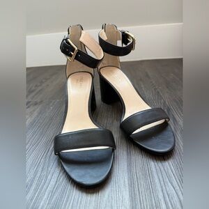 Elegant Black Ankle Strap Sandals Cole Haan 6.5 women